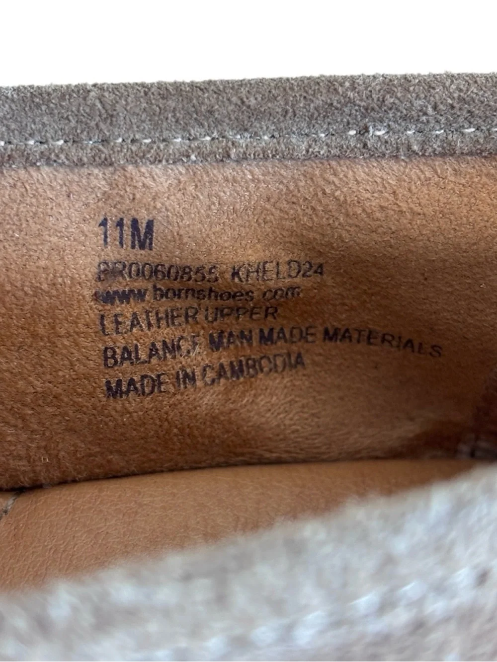 Born KHELD24 LEYLA Tan Taupe Soft Suede Horsebit Leather Loafers Women’s size 11